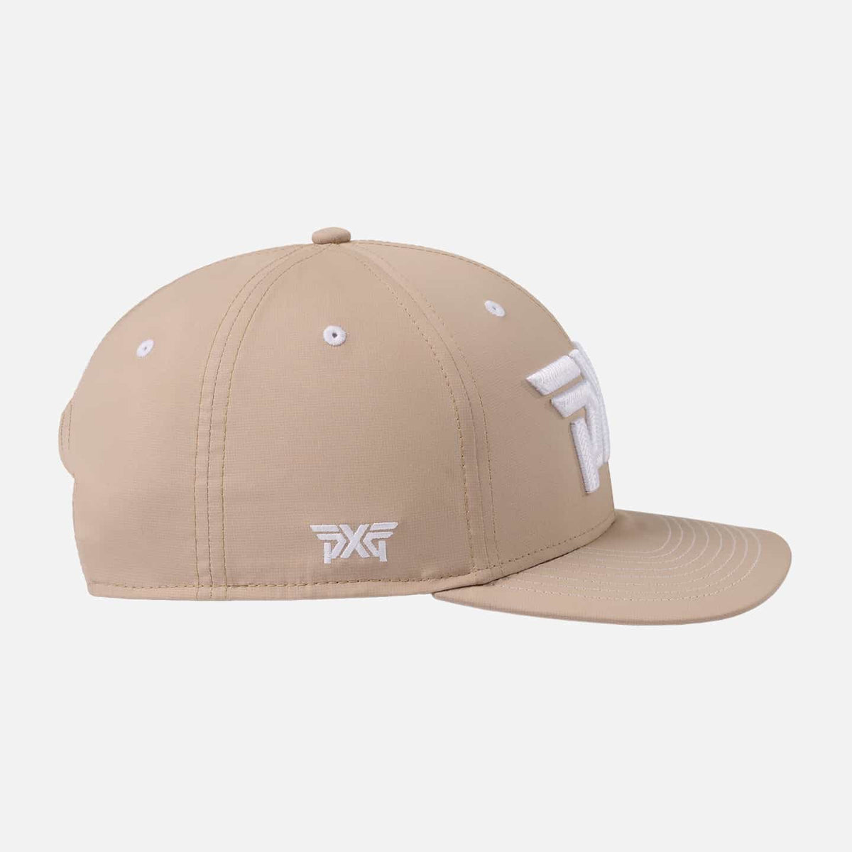 6 Panel Structured Low Crown Snapback - Warm Sand
