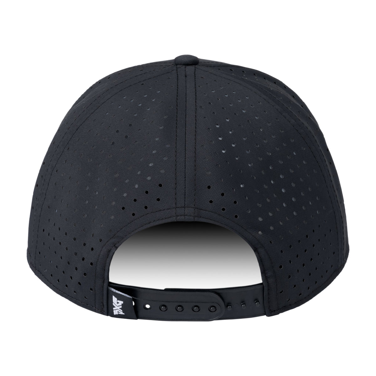 Dog Tag 6-Panel Snapback – Black/White – view 3
