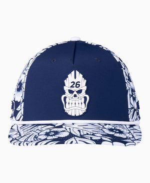 Darkness Tiki Skull 5 Panel Curved Bill