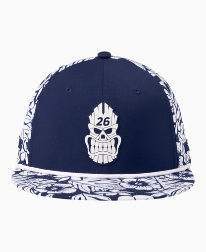 Darkness Tiki Skull 6 Panel Flat Bill