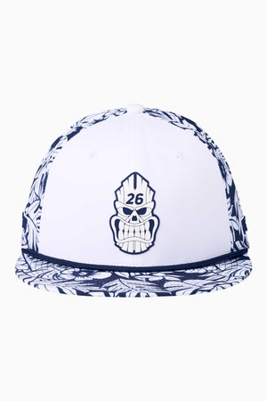 Darkness Tiki Skull 6 Panel Flat Bill