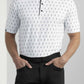 Athletic Fit Cactus Print Polo