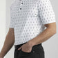 Athletic Fit Cactus Print Polo