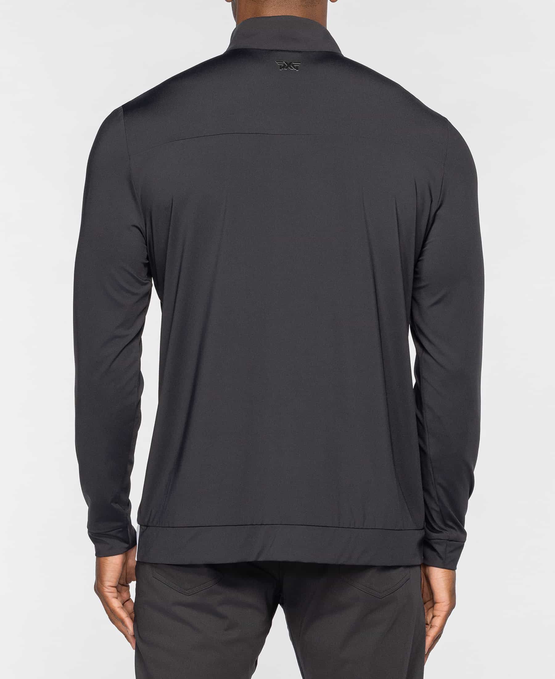Cross-Body Stripe 1/4 Zip Pullover
