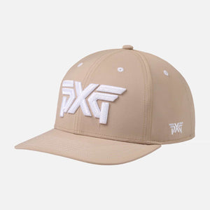 6 Panel Structured Low Crown Snapback - Warm Sand
