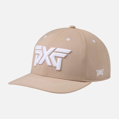 6 Panel Structured Low Crown Snapback - Warm Sand