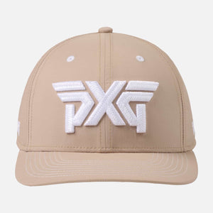 6 Panel Structured Low Crown Snapback - Warm Sand