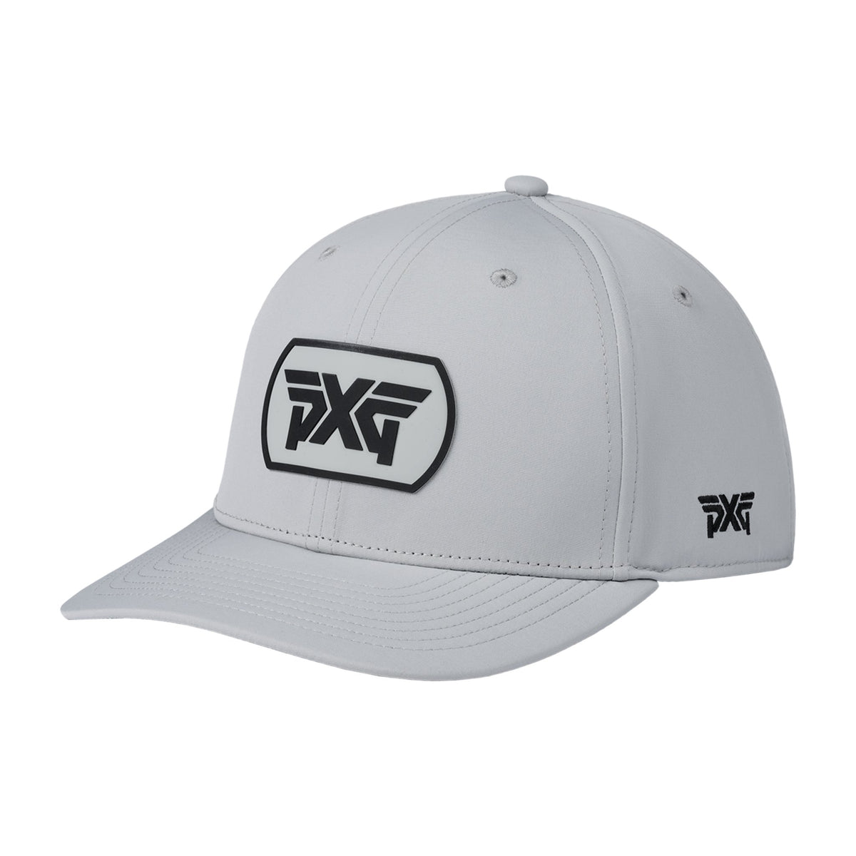 Dog Tag 6-Panel Snapback – Grey/Black – view 1