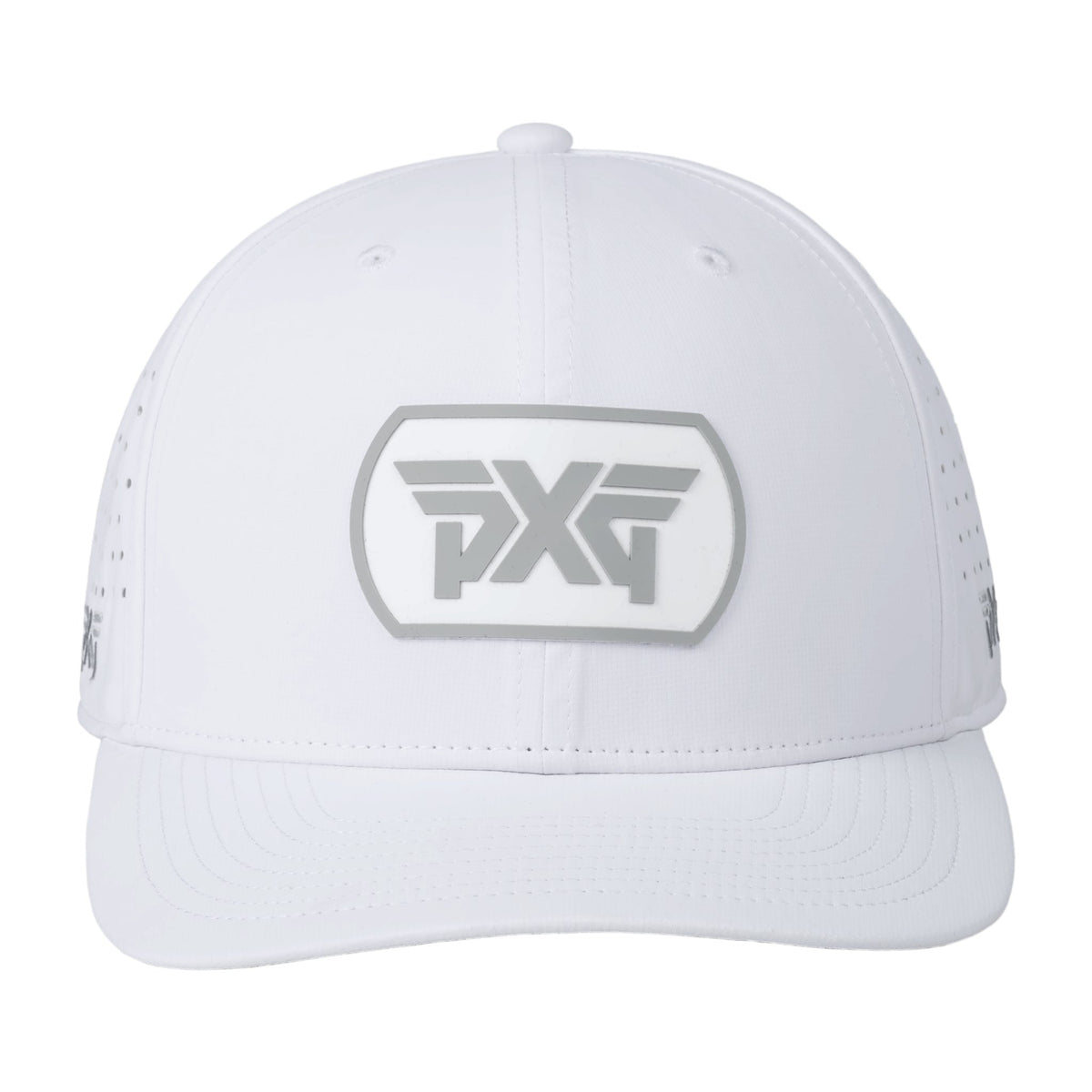 Dog Tag 6-Panel Snapback – White/Gray – view 2